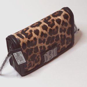 BADGLEY MISCHKA WOMEN'S LEOPARD CROSSBODY BAG